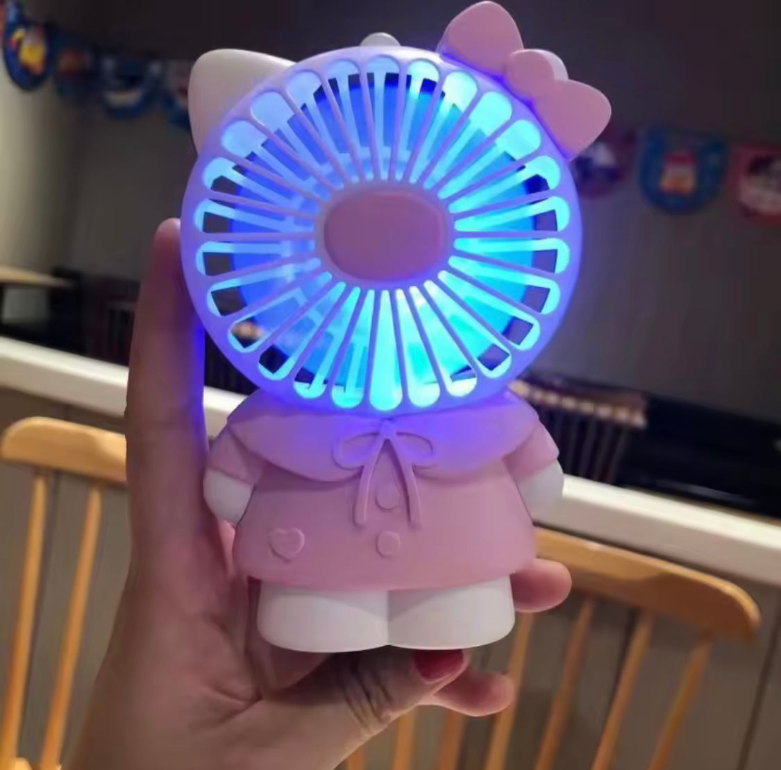 Hello Kitty Handheld Small Fan, Rechargeable Handheld Fan, Mini Pocket Fan Hello Kitty Handheld Small Fan, Rechargeable Handheld Fan, Mini Pocket Fan